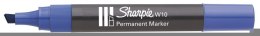 Marker permanentny W10 ścięty niebieski SHARPIE S0192693, blister SALE