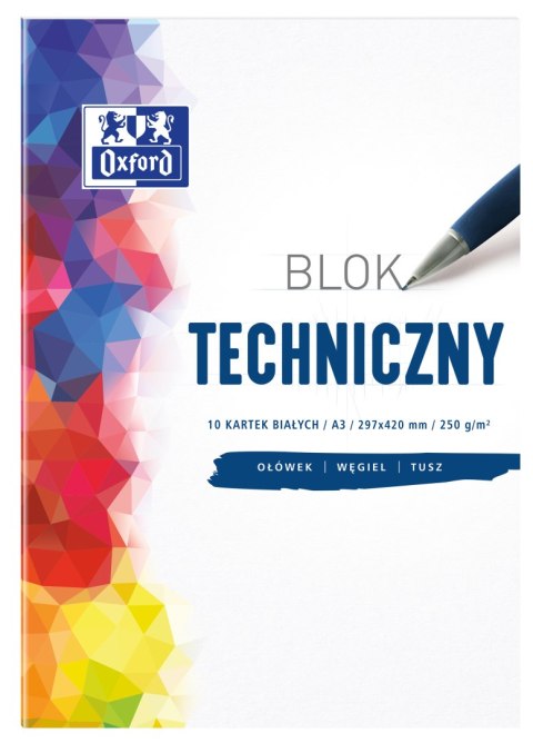 Blok techniczny OXFORD A3 10k 250G biały 400093232