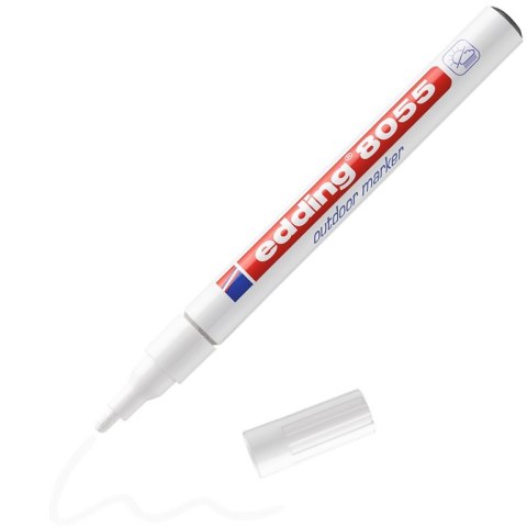 Marker odporny na warunki atmosferyczne 1-2 mm biały 1 szt. blister Edding 8055/1/B/BL