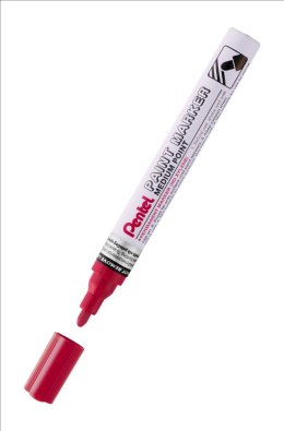 (Nowy indeks mak0047059) Marker olejowy Pentel średnia okrągła końcówka, MMP10-B czerwony