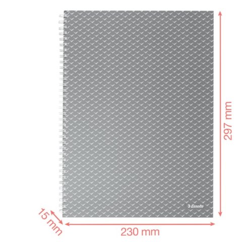 Kołonotatnik ColourBreeze A4, w kratkę, niebieski Esselte 628476