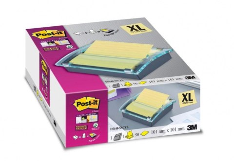 Podajnik do kart. MILLENIUM XL+90żółtyk kartek XL 101x101mm PDS440-SSCYL POST-IT (X)