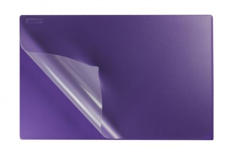 Podkład na biurko z folią 38x58 violet BIURFOL KPB-01-05