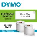 Etykieta DYMO adresowa - 89 x 36 mm biały S0722400 2 rolki po 260 etykiet