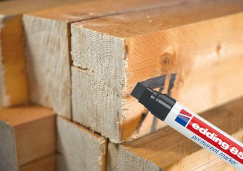 Marker EDDING 850 permanentny ścięta końcówka 5-16mm czarny