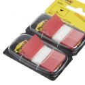 Zakładki indeksujące POST-IT_ (680-R2EU), PP, 25,4x43,2mm, 2x50 kart., czerwone