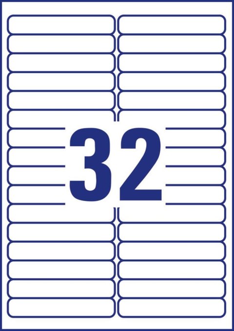 Etykiety uniwersalne L6031REV-25 96 x 16,9 30ark Usuwalne, Avery Zweckform