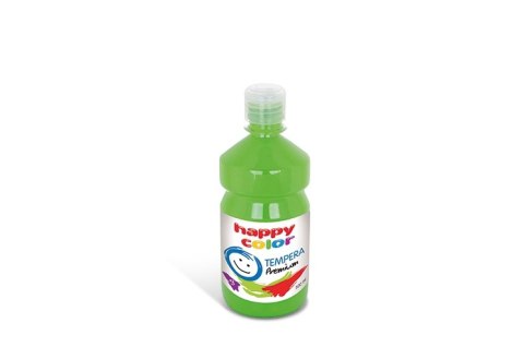 Farba tempera Premium 500ml, jasnozielony, Happy Color HA 3310 0500-51 Farba tempera Premium 500ml, jasnozielony, Happy Color HA 3310 0500-51