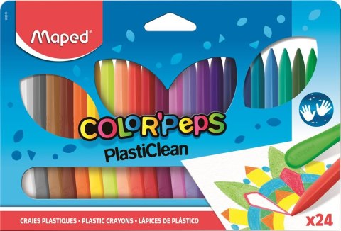 Kredki plastikowe Colorpeps 24 kolorów 862013 MAPED