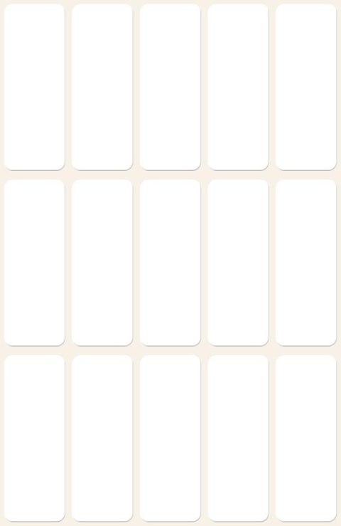 Minietykiety do opisu ręcznego 3076 38 x 14 6ark Avery Zweckform