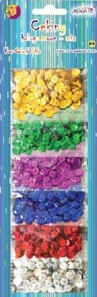 Cekiny ozdobne hologramowe i pastelowe 10g ALIGA