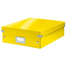 Pudło z przegródkami Leitz C&S, średnie, żółte 60580016 .