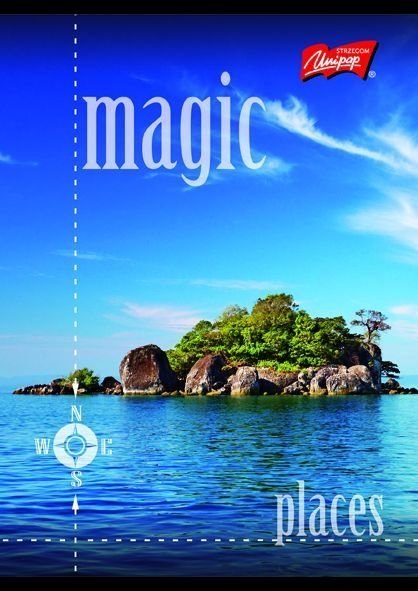 Zeszyt A4 60k li. L UNIPAP laminowany linia