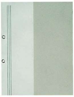 Skoroszyt oczkowy biały 1/2 A4 (50 szt.) 350g KIEL-TECH 1-00758