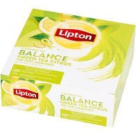 Herbata LIPTON GREEN TEA Citrus (100 kopert fol.) zielona