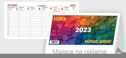 Kalendarz biurowy B5 VENUS-2026, BESKIDY