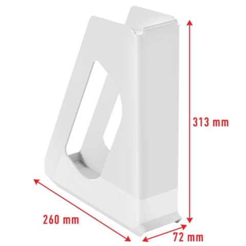 Pojemnik na dokumenty pełna wysokość VIVIDA, biały Esselte 628215