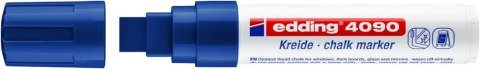 Marker kredowy ścięta końcówka 4 -15 mm kredowy niebieski Edding 4090/003/N Marker kredowy ścięta końcówka 4 -15 mm kredowy niebieski Edding 4090/003/N