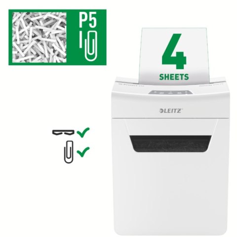 Niszczarka Leitz IQ Protect 4 P5, 4 kartki, 14 l kosz 80940000 Niszczarka Leitz IQ Protect 4 P5, 4 kartki, 14 l kosz 80940000