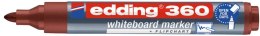 Marker do tablic okrągła końcówka 1,5-3 mm brązowy Edding 360/007/BR