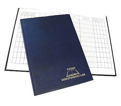 Książka korespondencyjna A4 96k - granat WARTA 1824-229-009 Książka korespondencyjna A4 96k - granat WARTA 1824-229-009