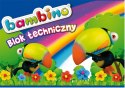 Blok techniczny BAMBINO A4 10kar.UNIPAP