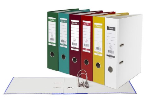 Segregator A4 80mm XXL zielony, z szyną BANTEX 100551792