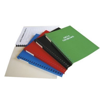 Teczka akt osobowych WARTA binda wew.czerwona zadruk 1824-339-044