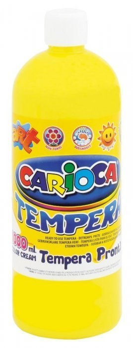 Farba tempera 1000 ml, żółty CARIOCA 170-1453/170-2647 Farba tempera 1000 ml, żółty CARIOCA 170-1453/170-2647