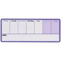 Mały tygodniowy planer Nobo 140x360mm, fioletowy 1904048