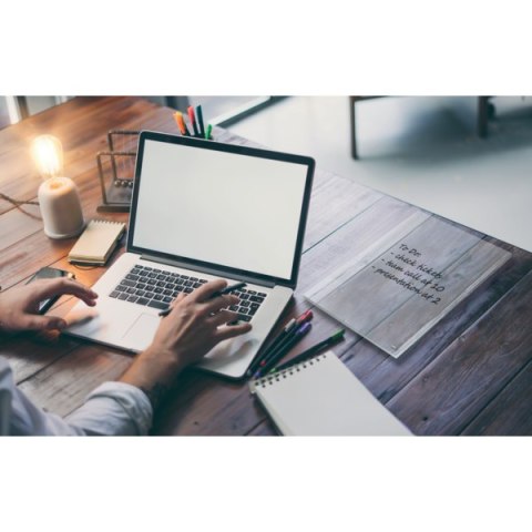 Akrylowa tabliczka na biurko do notatek Nobo Home A4 1915611