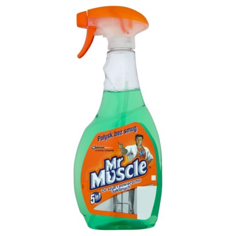 MR.MUSCLE płyn do szyb 500ml z rozpylaczem zielony *139266