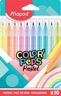 Flamastry COLORPEPS PASTEL 10 szt. Maped 845469