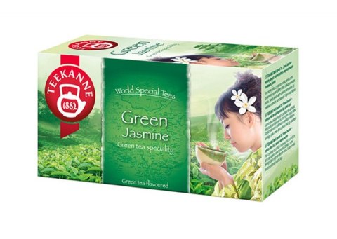 Herbata TEEKANNE GREEN TEA JAŚMIN 20t zielona