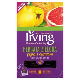 Herbata IRVING pigwa z cytrusami 20 kopert 1,5g zielona