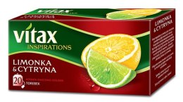 Herbata VITAX INSPIRATIONS LIMONKA&CYTRYNA 20t*2g zawieszka