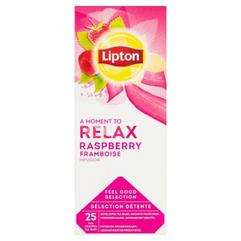 Herbata LIPTON CLASSIC RELAX RASPBERRY/malina (25 kopert fol.)