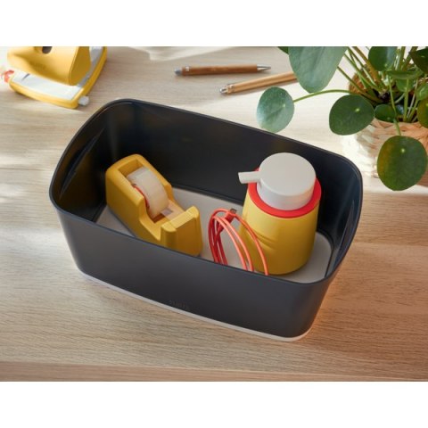 MyBox Cosy mały pojemnik z pokrywką, szary Leitz 52630089 MyBox Cosy mały pojemnik z pokrywką, szary Leitz 52630089