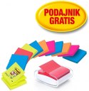 Podajnik do bloczków samoprzylepnych POST-IT_ Pro (PRO-W-12SSCOL-R330), biały, w zestawie 12 bloczków Super Sticky Z-Notes