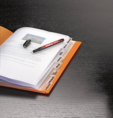 Foliopis 0.6 141 F czarny EDDING końcowka okrągła