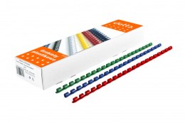 Grzbiety do bindowania DOTTS 5 mm zielone, opakowanie 100 szt.