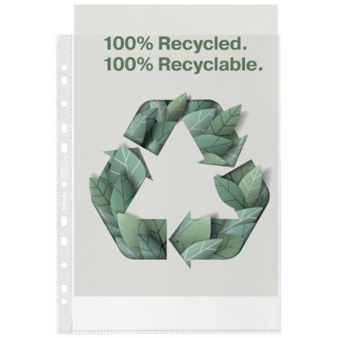 Koszulka groszkowa Recycled Premium PP 100 mic. A4, w kartonie, 627501 op.50 szt. Esselte Koszulka groszkowa Recycled Premium PP 100 mic. A4, w kartonie, 627501 op.50 szt. Esselte