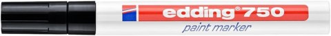 Marker lakierowy 2-4mm 750 czarny EDDING końcówka okrągła