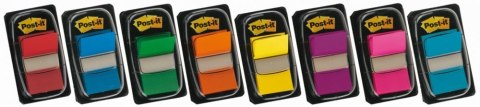 Zakładki indeksujące POST-IT 25x43,2mm neon różowe 680-21 50sztuk, 3M-70071392743 Zakładki indeksujące POST-IT 25x43,2mm neon różowe 680-21 50sztuk, 3M-70071392743