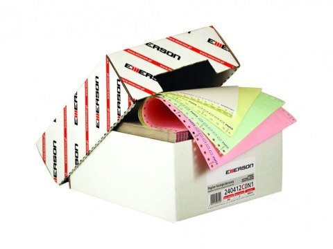 Papier komputerowy/składanka 240x12"x4, Z/O/P, 450skł. 240412C0N0red EMERSON