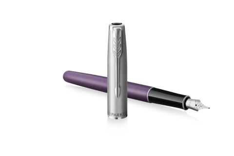 Pióro wieczne (F) SAND BLASTED METAL VIOLET PARKER 2169366, giftbox Pióro wieczne (F) SAND BLASTED METAL VIOLET PARKER 2169366, giftbox