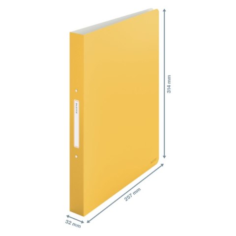 Segregator 2ringowy Leitz Cosy, szer. 32 mm, żółty 42380019 Segregator 2ringowy Leitz Cosy, szer. 32 mm, żółty 42380019