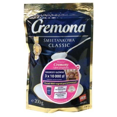 Śmietanka do kawy CREMONA CLASSIC w proszku 200g Śmietanka do kawy CREMONA CLASSIC w proszku 200g