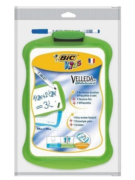 BIC Kids Velleda tablica+marker+wymazywacz, blister 1+1+1szt, 841362 BIC Kids Velleda tablica+marker+wymazywacz, blister 1+1+1szt, 841362
