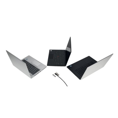 Blokada z zamkiem szyfrowym Kensington Universal 3 w 1 z opcją resetowania kodu K62316WW